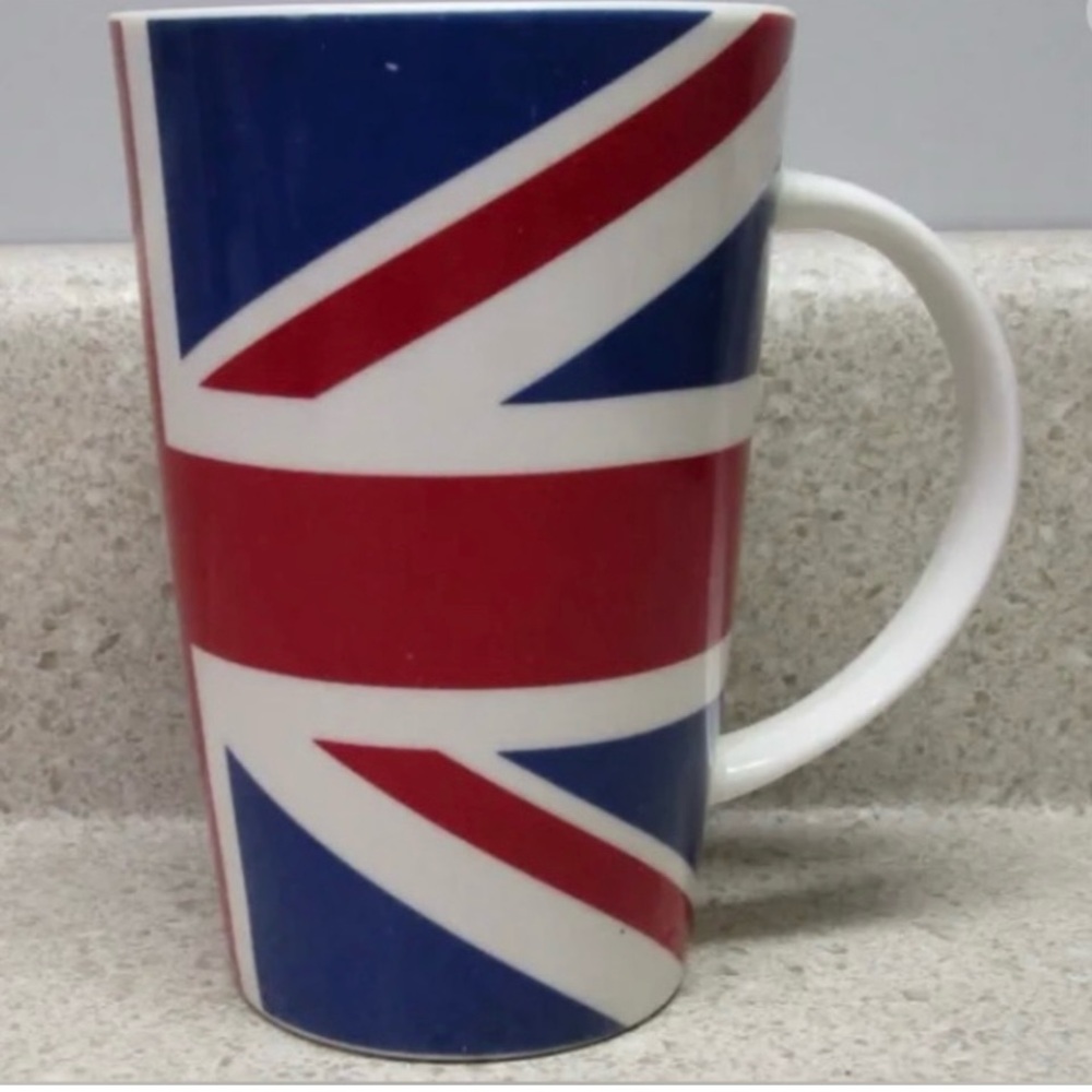 Union Jack mug from Kent Pottery. Great condition. No longer made.
